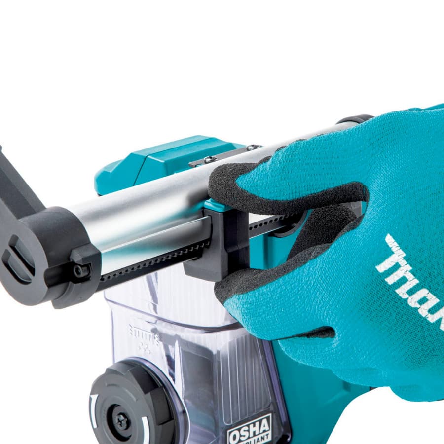Makita Dust Extractor Attachment with HEPA Filter Cleaning Mechanism for GRH10, detail 5