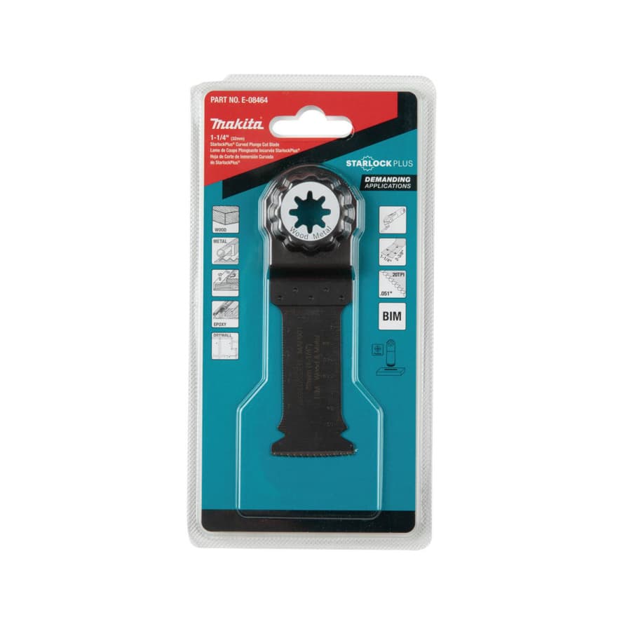 1-1/4" StarlockPlus Oscillating Multi-Tool Bi-Metal Curved Plunge Cut Blade, detail 2