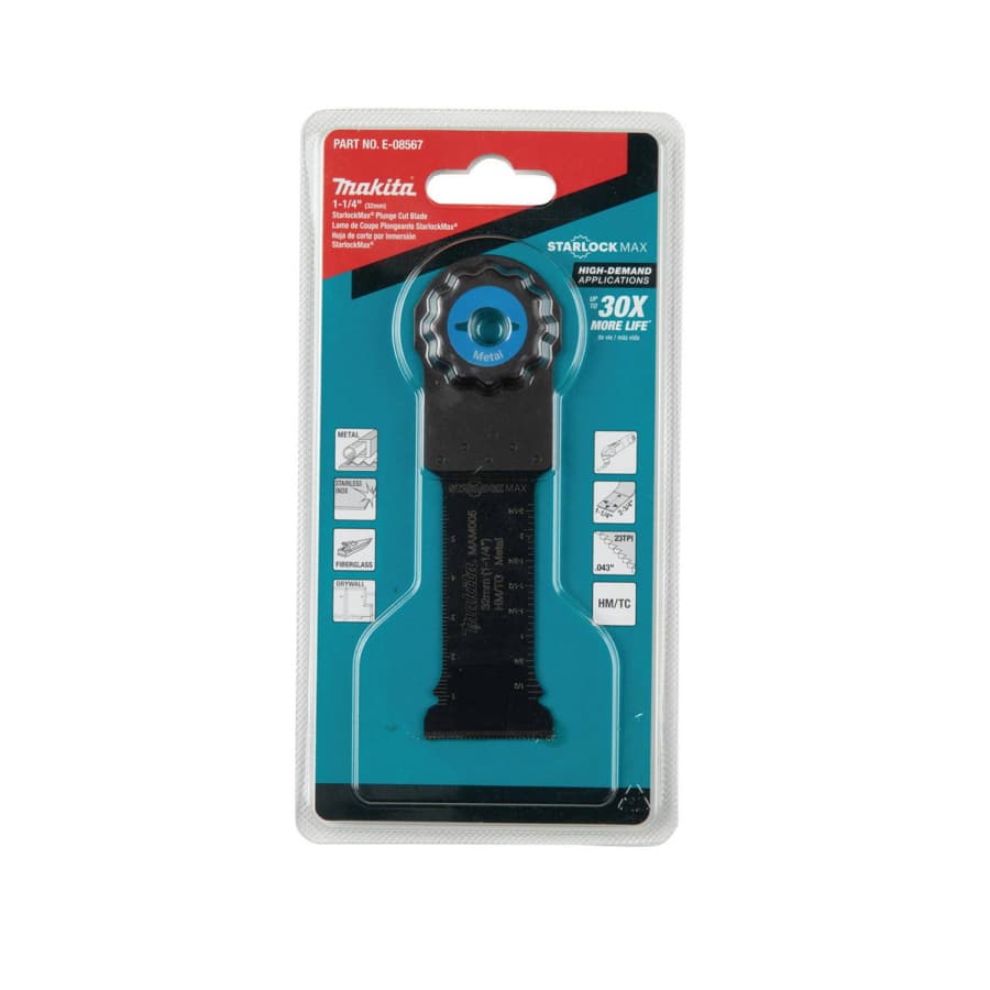1-1/4" StarlockMax Oscillating Multi-Tool Teeth Plunge Cut Blade for Metal Cutting, detail 2