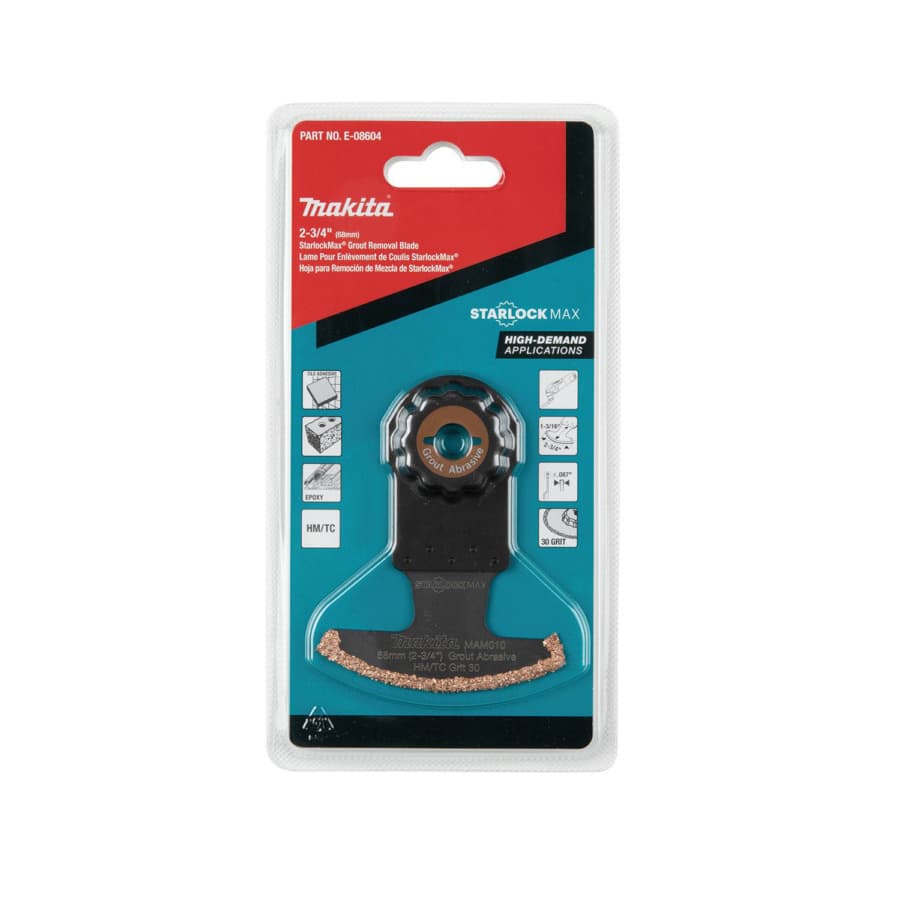2-3/4" StarlockMax Oscillating Multi-Tool Carbide 30 Grit Grout/Abrasive Segmented Saw Blade, detail 2