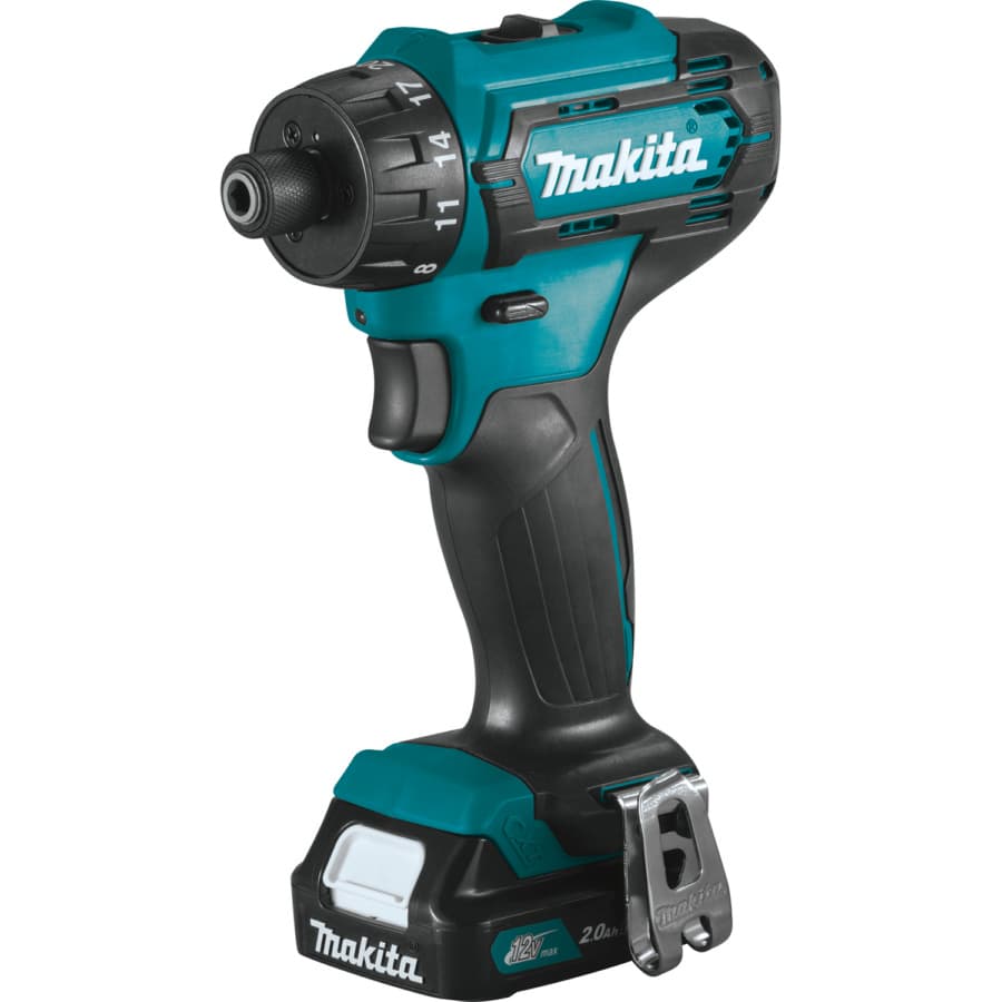 Makita Screwdrivers 1/4" 12V max CXT® Lithium-Ion Cordless, 250 lbf.in of Torque, 2.0 Ah Battery Included, FD10R1, detail 1