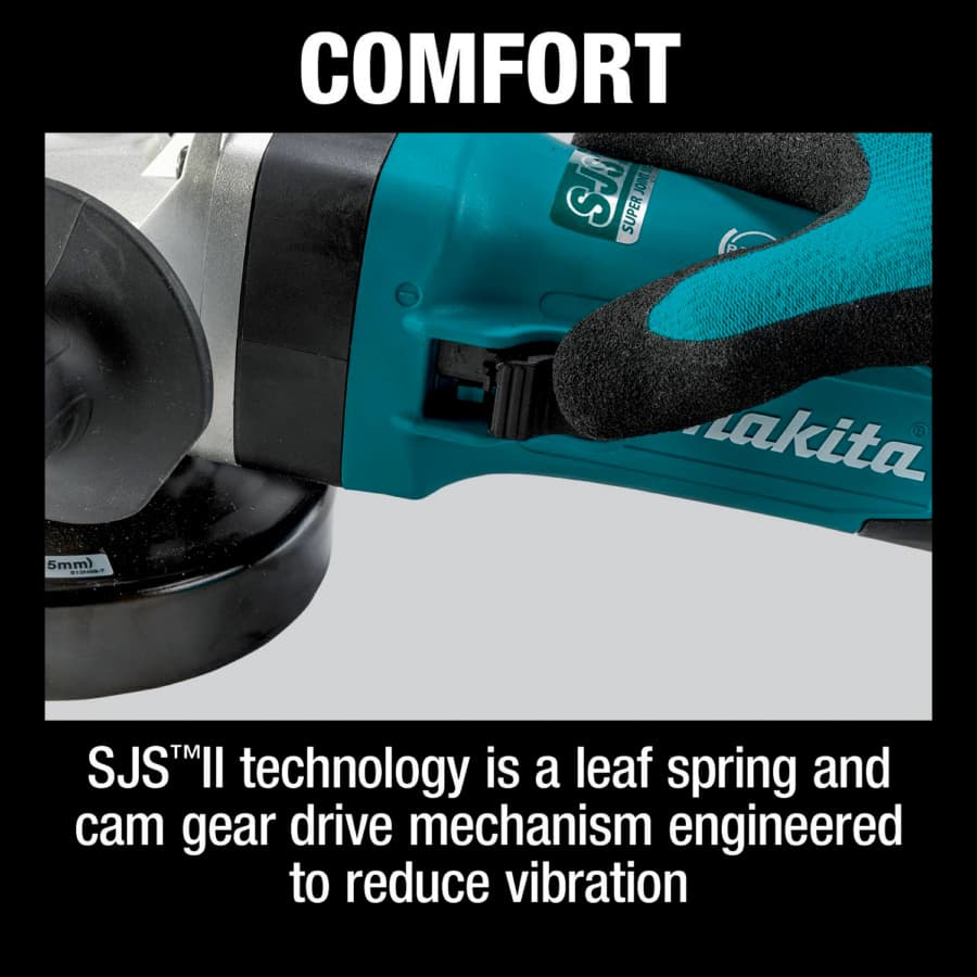 Makita 4-1/2" Angle Grinder SJS II Variable Speed Corded 15 Amp, 11500 rpm - GA4591, detail 5