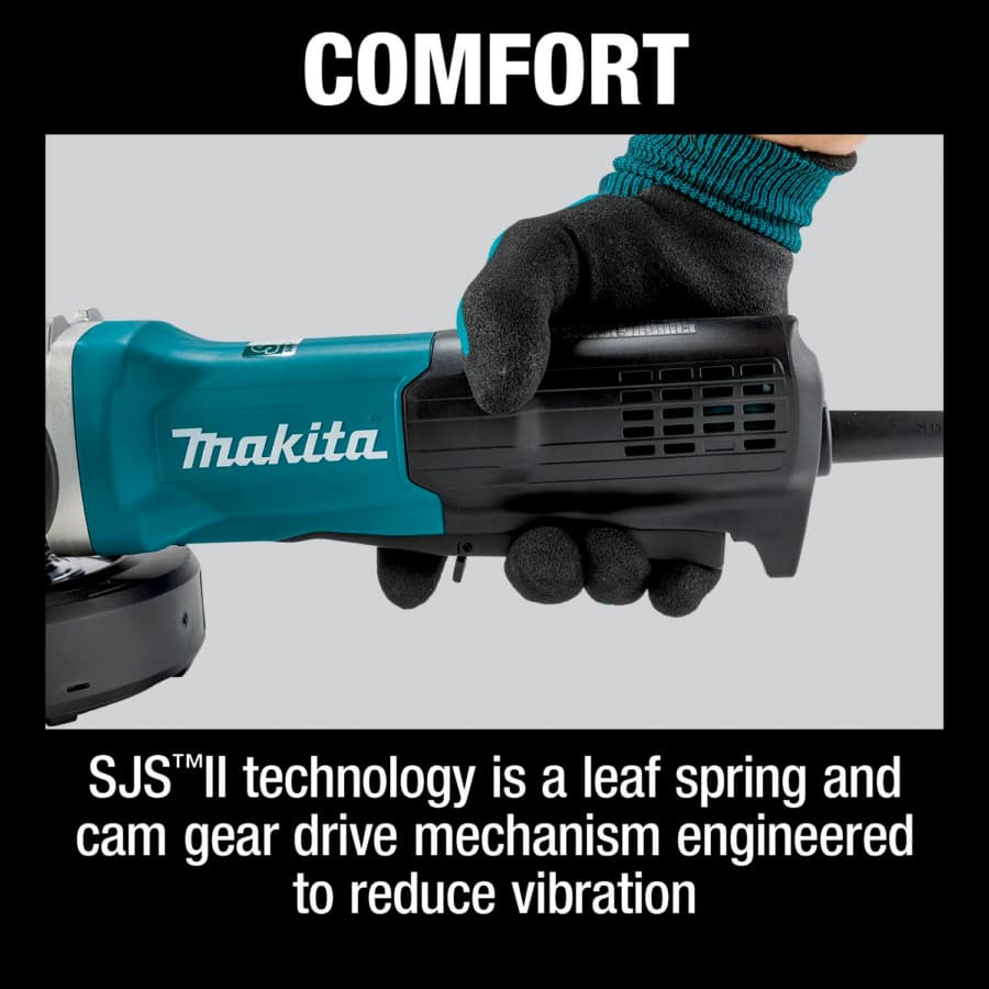 Makita 4-1/2" Angle Grinder SJS II Corded 15 Amp, 11500 rpm - GA4595, detail 5