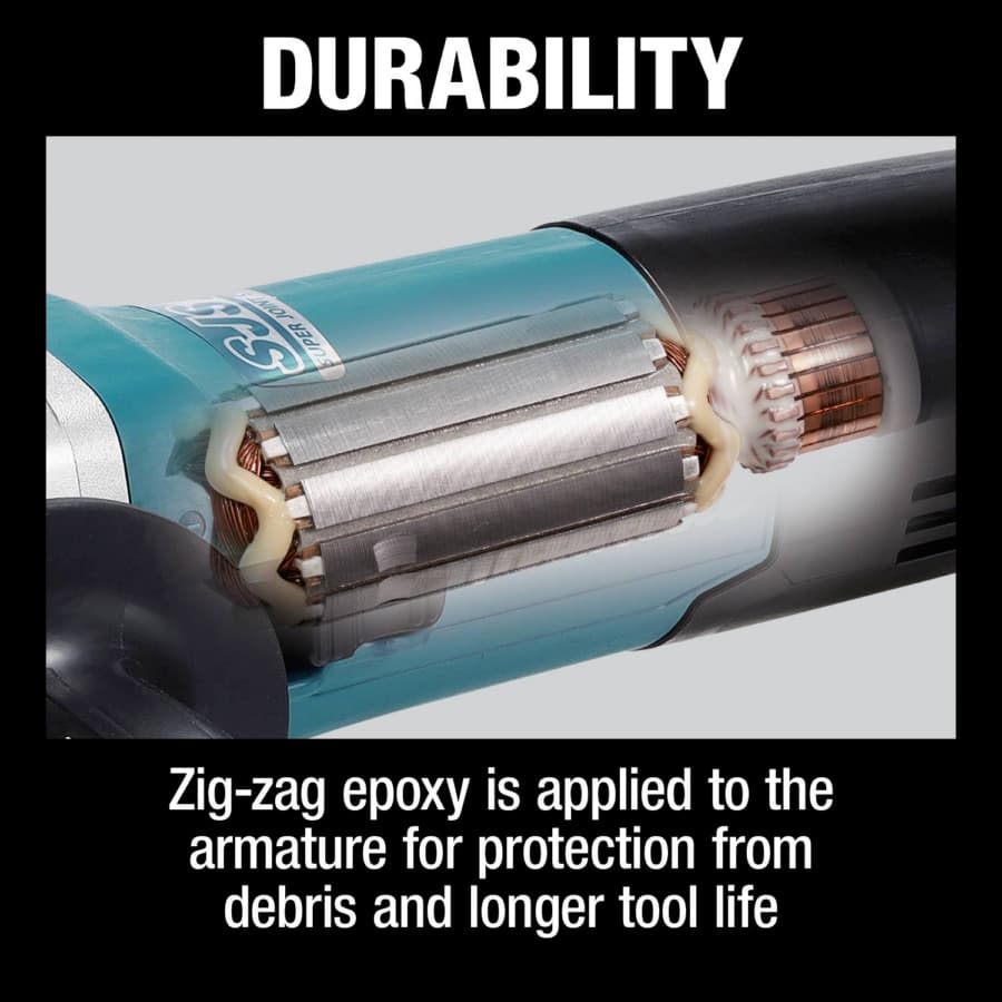 Makita 5" Angle Grinder SJS II Corded 15 Amp, 11500 rpm - GA5092, detail 6
