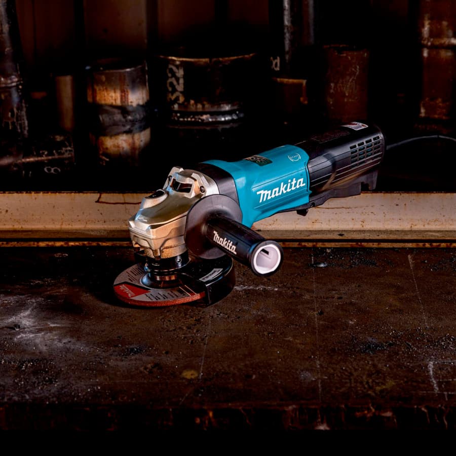 Makita 5" Angle Grinder SJS II Variable Speed Corded 15 Amp, 11500 rpm - GA5093, detail 3