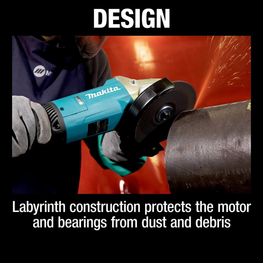 Makita 7" Angle Grinder Corded 15 Amp, 8500 rpm - GA7081, detail 6