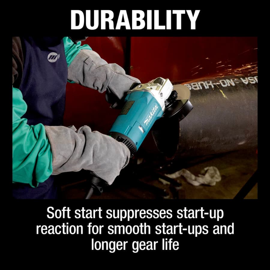 Makita 7" Angle Grinder Corded 15 Amp, 8500 rpm - GA7081, detail 7