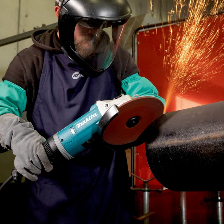 Makita 9" Angle Grinder Corded 15 Amp, 6600 rpm - GA9080, detail 3