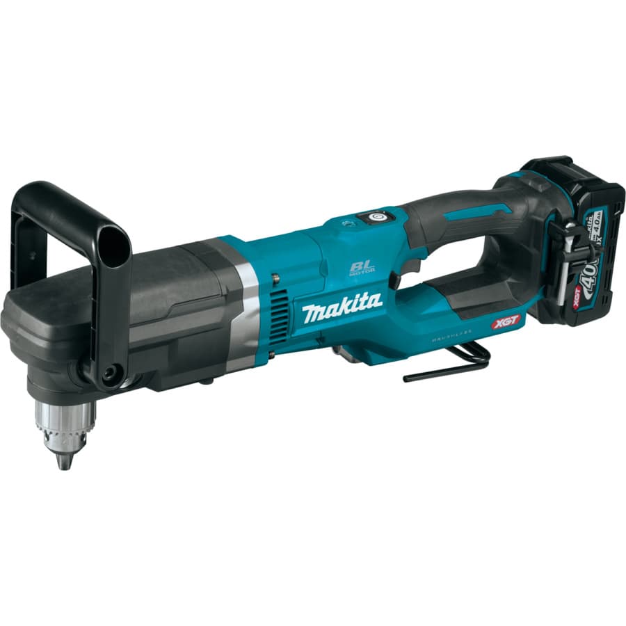 Makita Right Angle Drill/Driver 1/2" Hex Key Chuck 40V max XGT® Lithium-Ion Cordless Brushless Motor, 4.0 Ah Battery Included - GAD01M1, detail 1