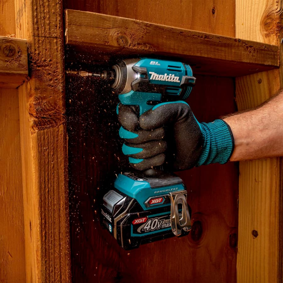 Makita Impact Driver 1/4" 40V max XGT® Lithium-Ion Cordless Brushless Motor, 1860 lbf.in of Torque, 2.5 Ah Battery Included - GDT02D, detail 1