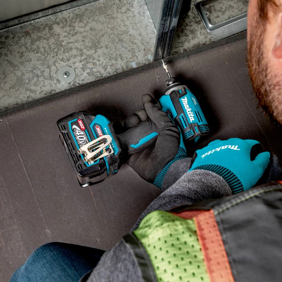 Makita Impact Driver 1/4" 40V max XGT® Lithium-Ion Cordless Brushless Motor, 1860 lbf.in of Torque, 2.5 Ah Battery Included - GDT02D, detail 5