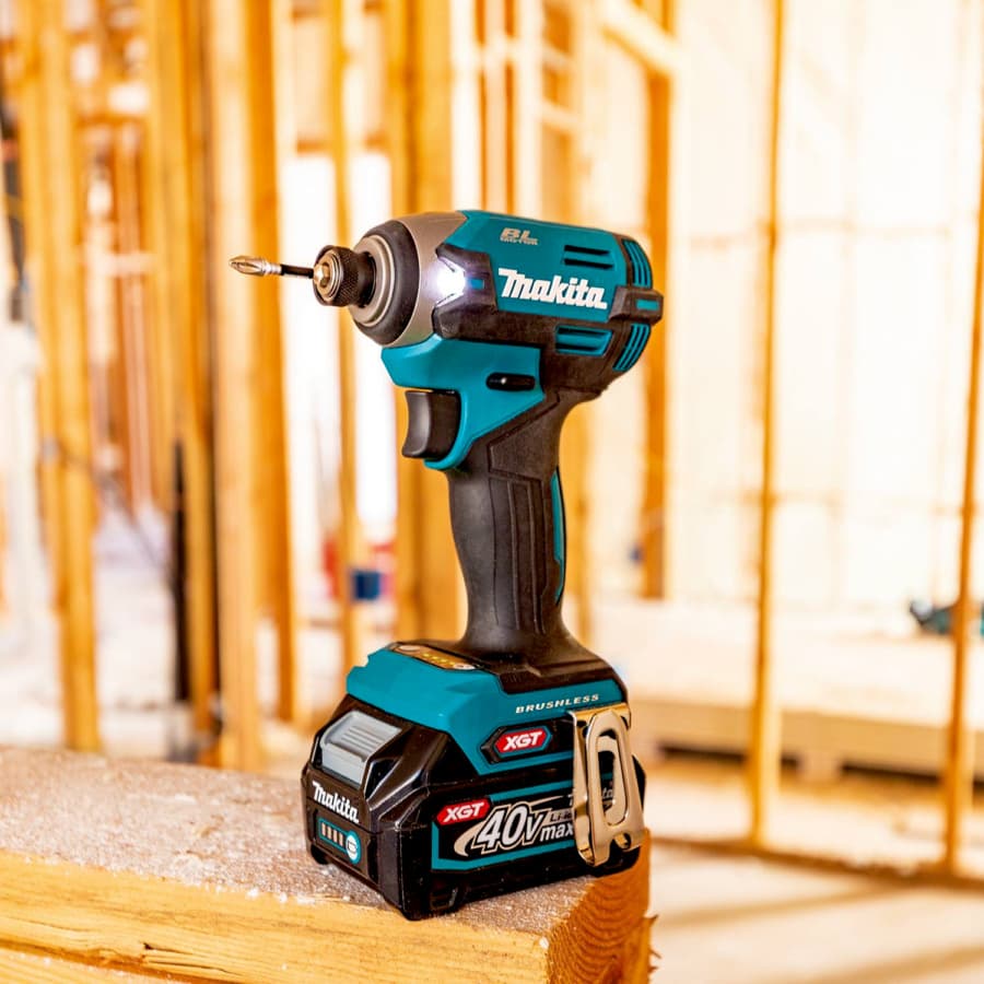 Makita Impact Driver 1/4" 40V max XGT® Lithium-Ion Cordless Brushless Motor, 1860 lbf.in of Torque, 2.5 Ah Battery Included - GDT02D, detail 6