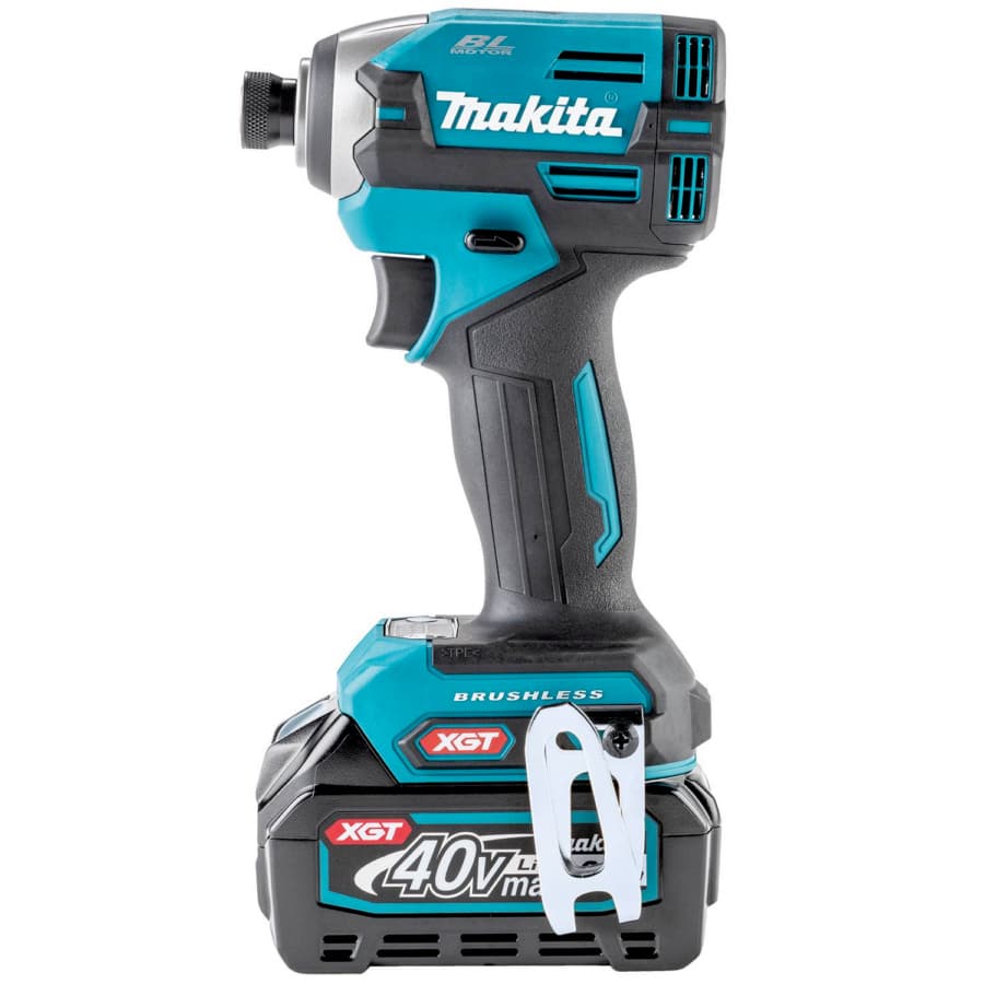 Makita Impact Driver 1/4" 40V max XGT® Lithium-Ion Cordless Brushless Motor, 1860 lbf.in of Torque, 2.5 Ah Battery Included - GDT02D, detail 10