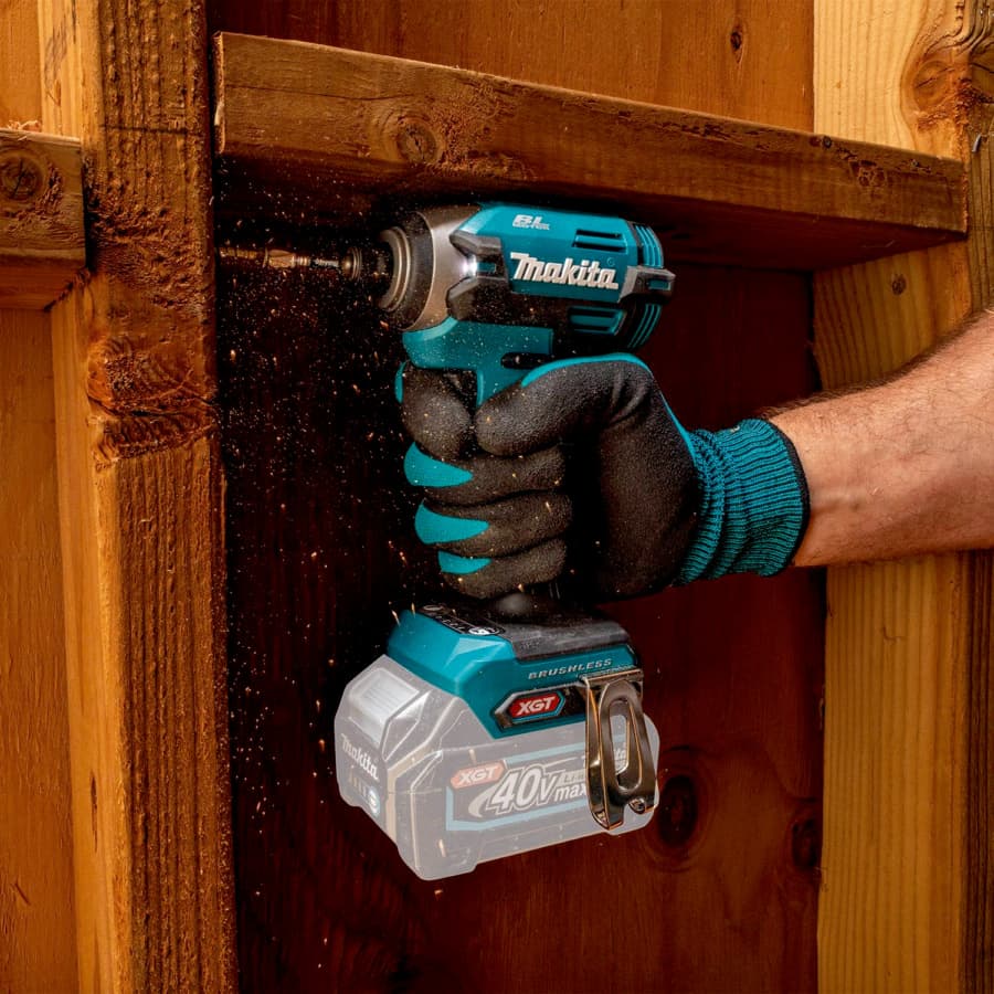 Makita Impact Driver 1/4" 40V max XGT® Lithium-Ion Cordless Brushless Motor, 1860 lbf.in of Torque, Bare Tool, GDT02Z, detail 1