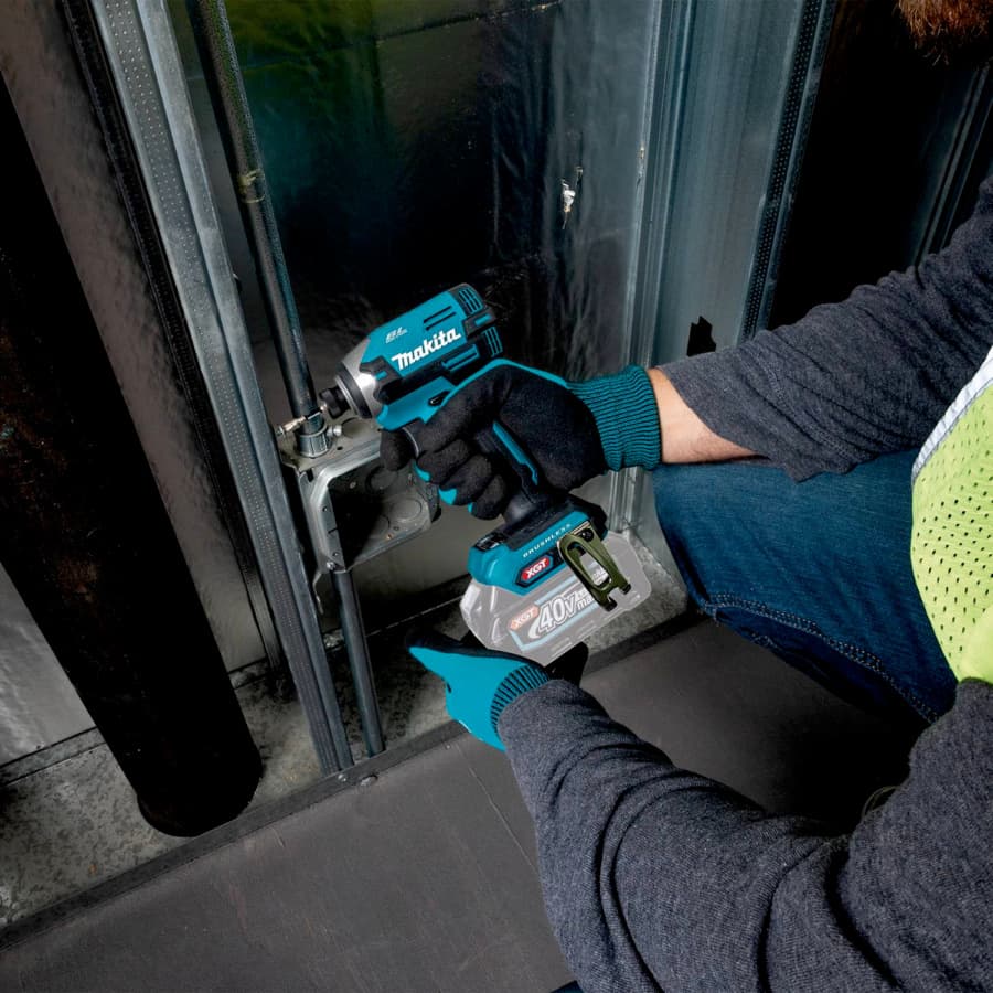 Makita Impact Driver 1/4" 40V max XGT® Lithium-Ion Cordless Brushless Motor, 1860 lbf.in of Torque, Bare Tool, GDT02Z, detail 3