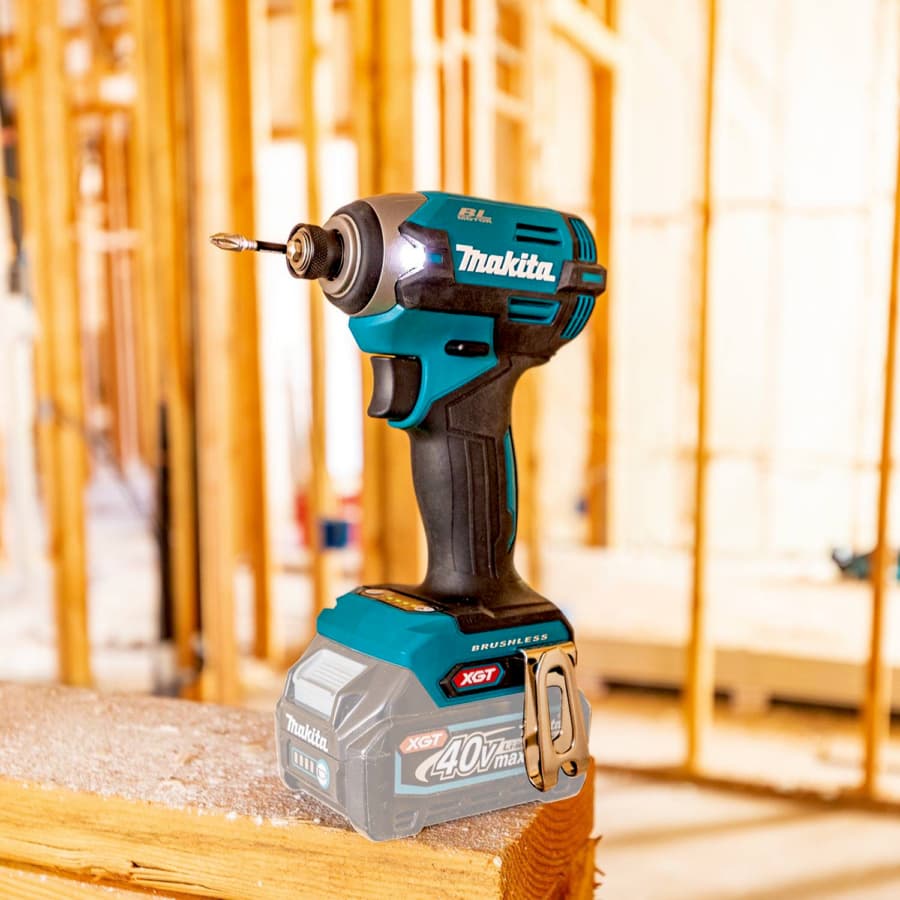 Makita Impact Driver 1/4" 40V max XGT® Lithium-Ion Cordless Brushless Motor, 1860 lbf.in of Torque, Bare Tool, GDT02Z, detail 6