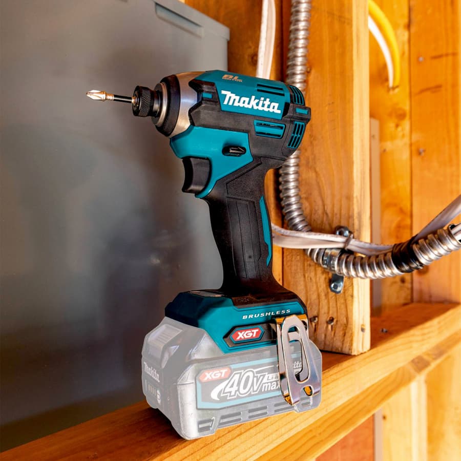 Makita Impact Driver 1/4" 40V max XGT® Lithium-Ion Cordless Brushless Motor, 1860 lbf.in of Torque, Bare Tool, GDT02Z, detail 7