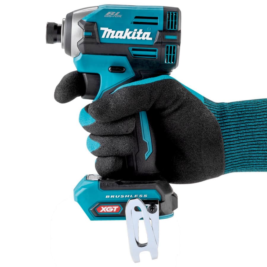 Makita Impact Driver 1/4" 40V max XGT® Lithium-Ion Cordless Brushless Motor, 1860 lbf.in of Torque, Bare Tool, GDT02Z, detail 9