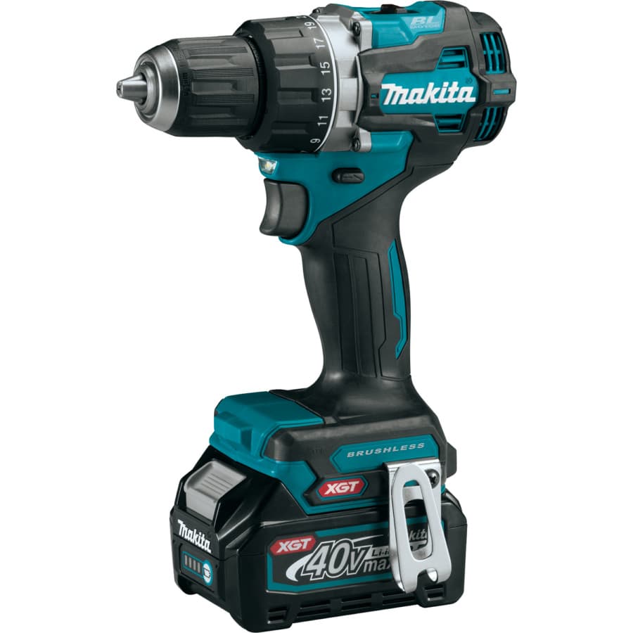 Makita Drill/Driver 1/2" 40V max XGT® Lithium-Ion Cordless Brushless Motor, 585 lbf.in of Torque, 2.5 Ah Battery Included - GFD02D, detail 1