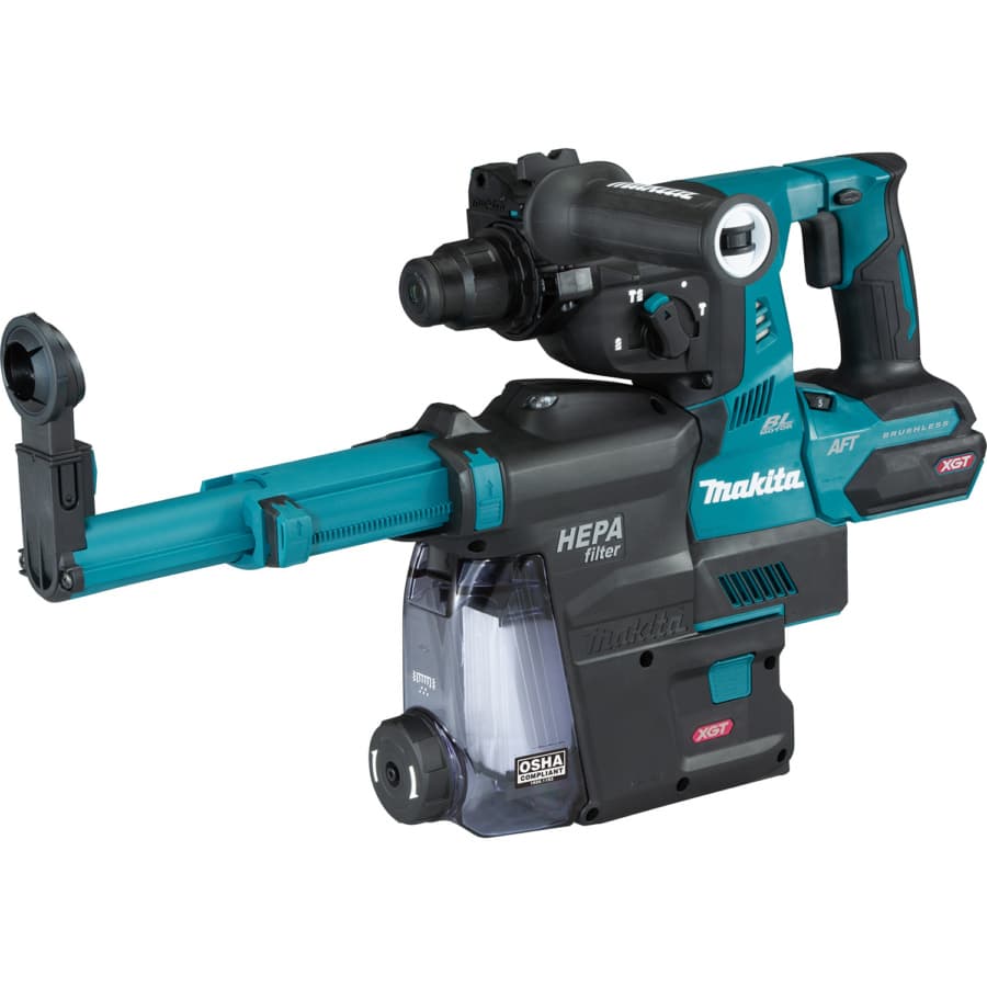 Makita SDS‑PLUS AVT Rotary Hammer 40V max XGT® Lithium-Ion Cordless Brushless Motor, Variable Speed, Bare Tool, GRH01Z, detail 1