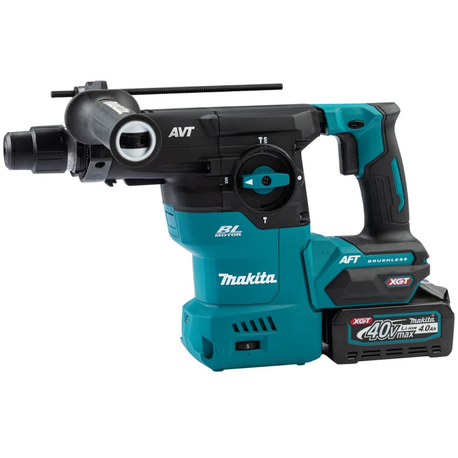 Makita SDS‑PLUS AVT Rotary Hammer 40V max XGT® Lithium-Ion Cordless Brushless Motor, Variable Speed, (1)4.0 Ah Battery Included, GRH08M1, detail 4