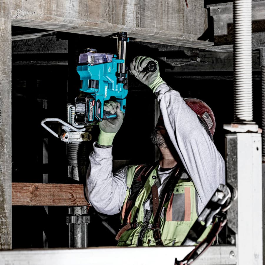 Makita 40 V Max XGT Brushless Cordless 13/16" SDS-PLUS AVT Rotary Hammer Kit with Dust Extractor/AFT/AWS Capable (2.5Ah), detail 2