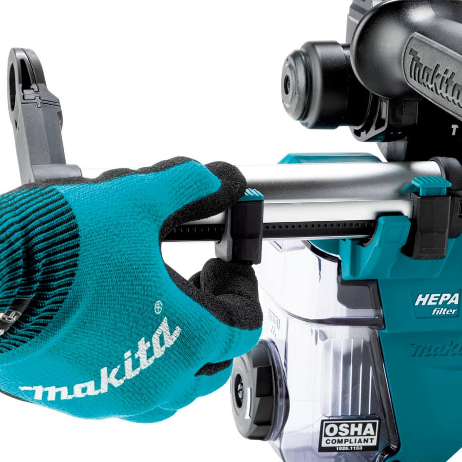 Makita 40 V Max XGT Brushless Cordless 13/16" SDS-PLUS AVT Rotary Hammer Kit with Dust Extractor/AFT/AWS Capable (2.5Ah), detail 7