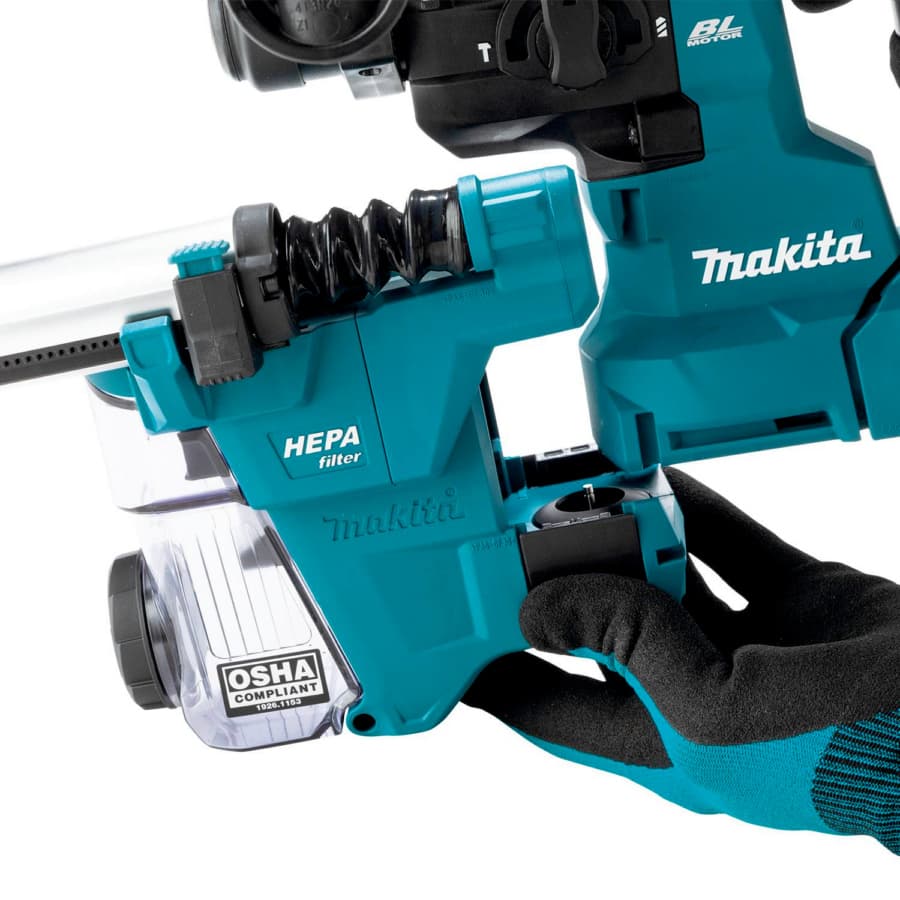 Makita 40 V Max XGT Brushless Cordless 13/16" SDS-PLUS AVT Rotary Hammer Kit with Dust Extractor/AFT/AWS Capable (2.5Ah), detail 9