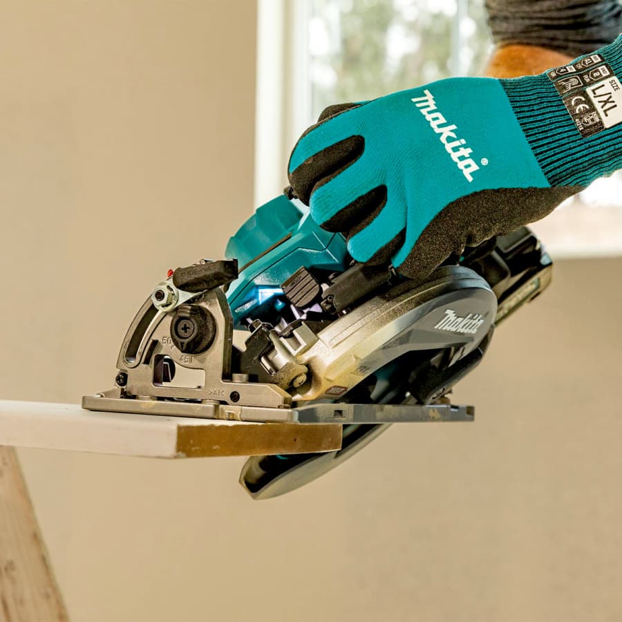 Makita 6-1/2" Circular Saw 5/8" Arbor with 40V max XGT® Lithium-Ion Cordless Brushless Motor, 40 Ah Battery Included, Top handle, GSH05M1, detail 6