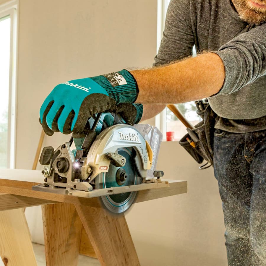 Makita 6-1/2" Circular Saw 5/8" Arbor with 40V max XGT® Lithium-Ion Cordless Brushless Motor, Bare Tool, Top handle, GSH05Z, detail 9