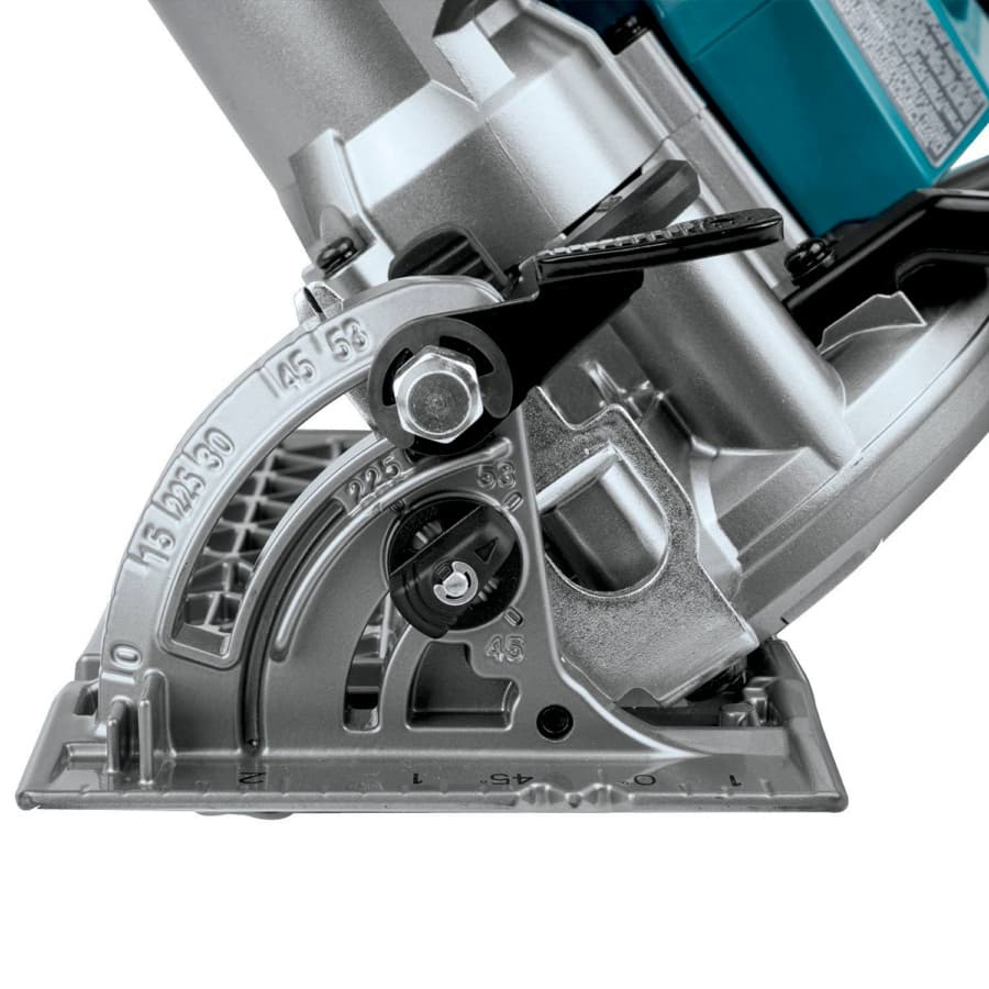 Makita 7-1/4" Circular Saw 5/8" Arbor with 40V max XGT® Lithium-Ion Cordless Brushless Motor, 4.0 Ah Battery Included, Rear handle, GSR01M1, detail 4