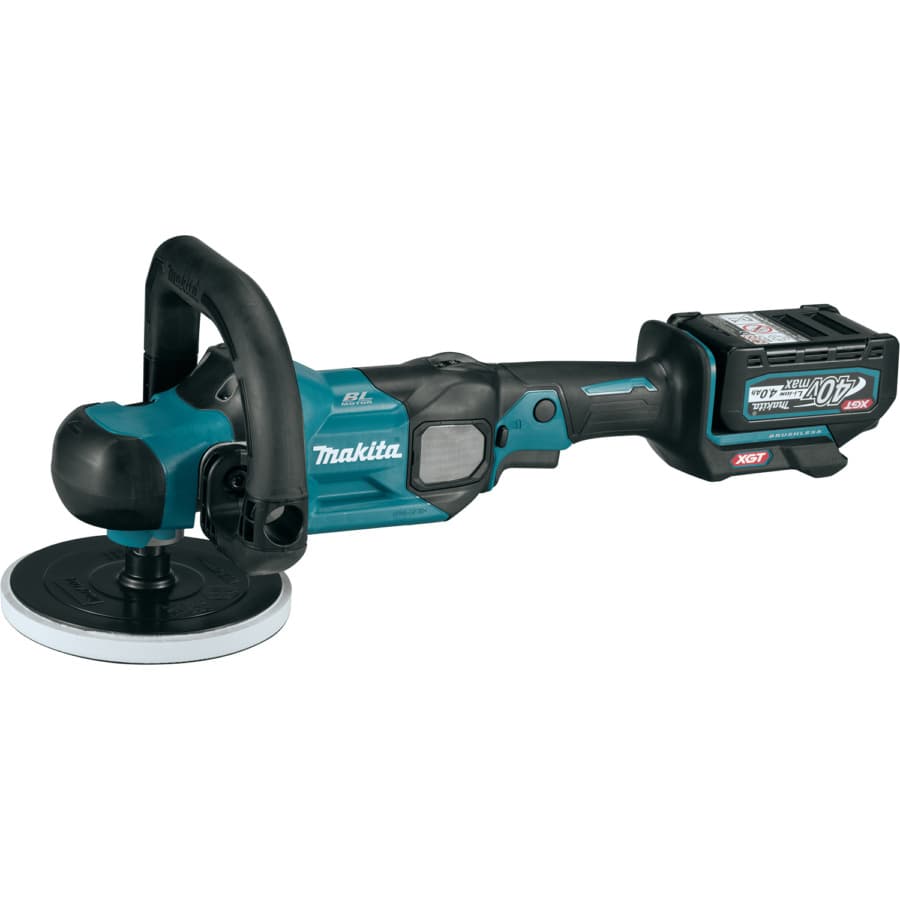 Makita Polishing Kit 40V max XGT® Lithium-Ion Cordless Brushless Motor with 7" Pad, 4.0 Ah Battery Included, GVP01M1, detail 3