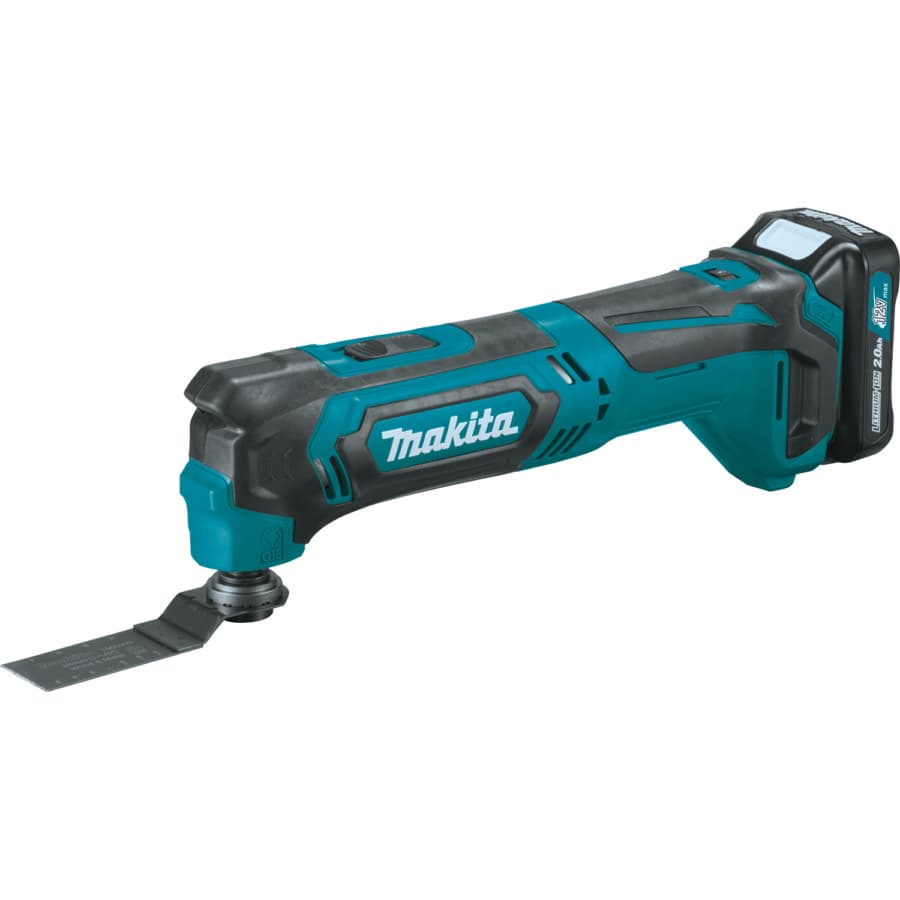 Makita Oscillating Multi‑Tool 12V max CXT® Lithium-Ion Cordless, LED Light, 2.0 Ah Battery Included, MT01R1, detail 1