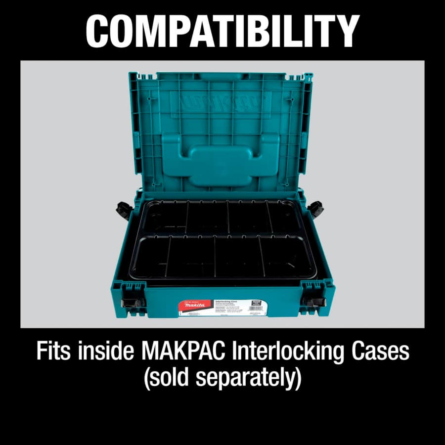 MAKPAC Interlocking Case 2 Row Insert Tray, detail 1