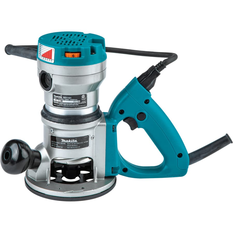 Makita Fixed Base Router 11A 2.25hp Corded Motor Variable Speed, - RD1101, detail 1