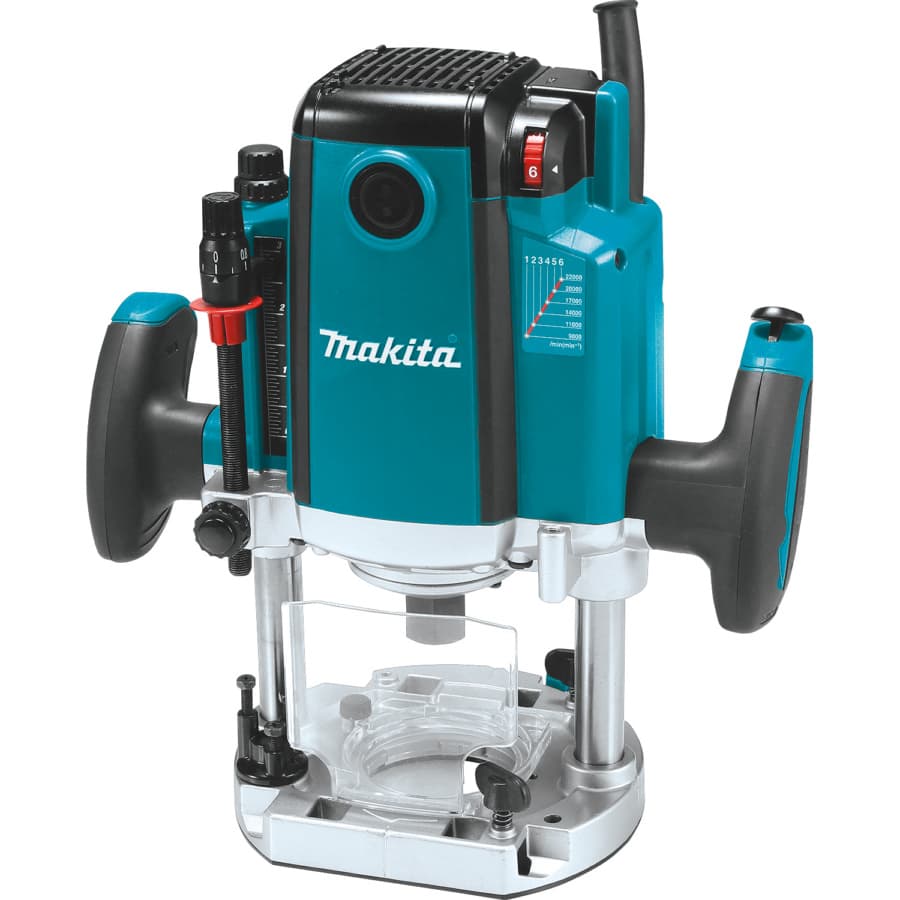 Makita Combination Plunge-Fixed Base Router 15A 3.25hp Corded Motor Variable Speed, - RP2301FC, detail 1