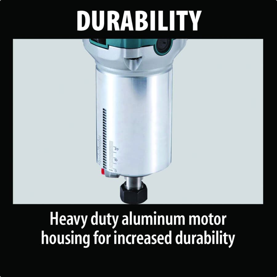 Makita Palm Router 6.5A 1.25hp Corded Motor Variable Speed, - RT0701C, detail 5