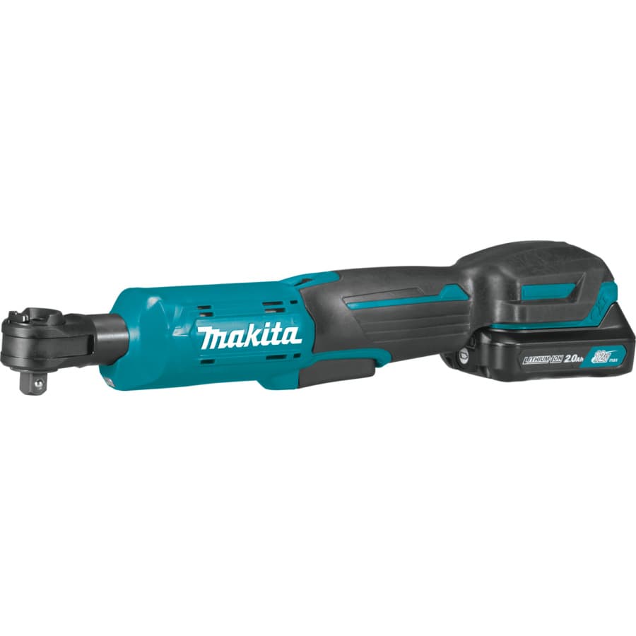 Makita Ratchet 3/8" 12V max CXT® Lithium-Ion Cordless, 35 lbf.ft of Torque, 2.0 Ah Battery Included, RW01R1, detail 1