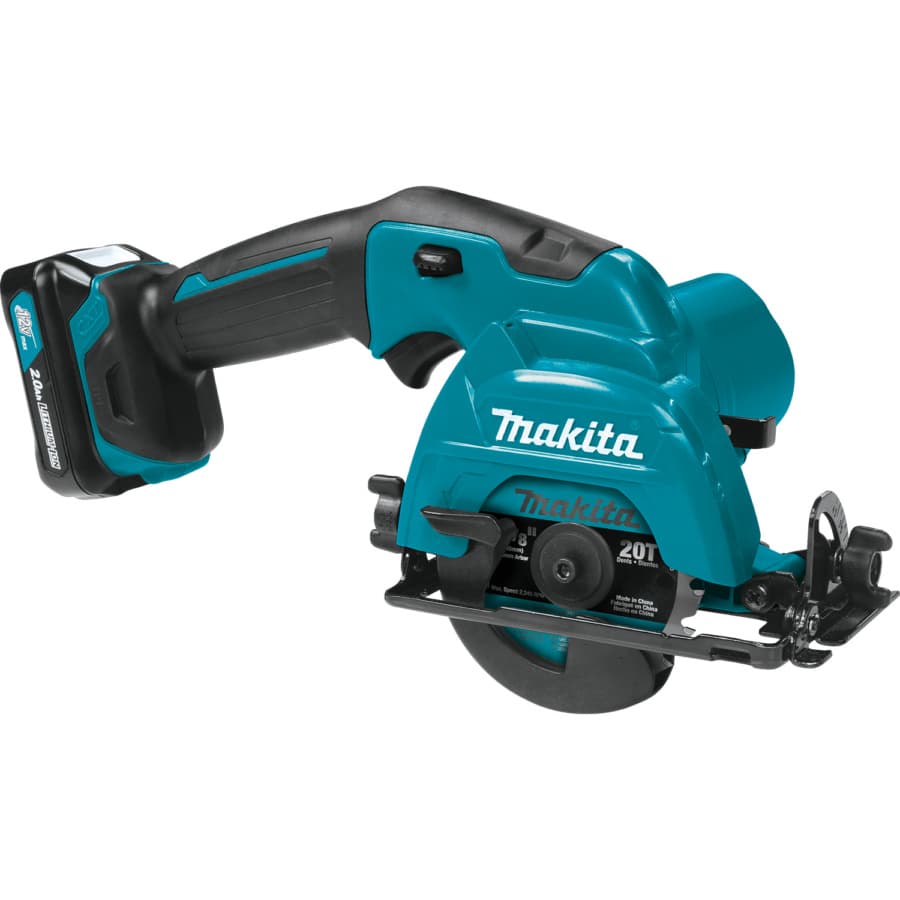 Makita 3-3/8" Circular Saw 15 mm with 12V max CXT® Lithium-Ion Cordless , 2.0 Ah Battery Included, - SH02R1, detail 1