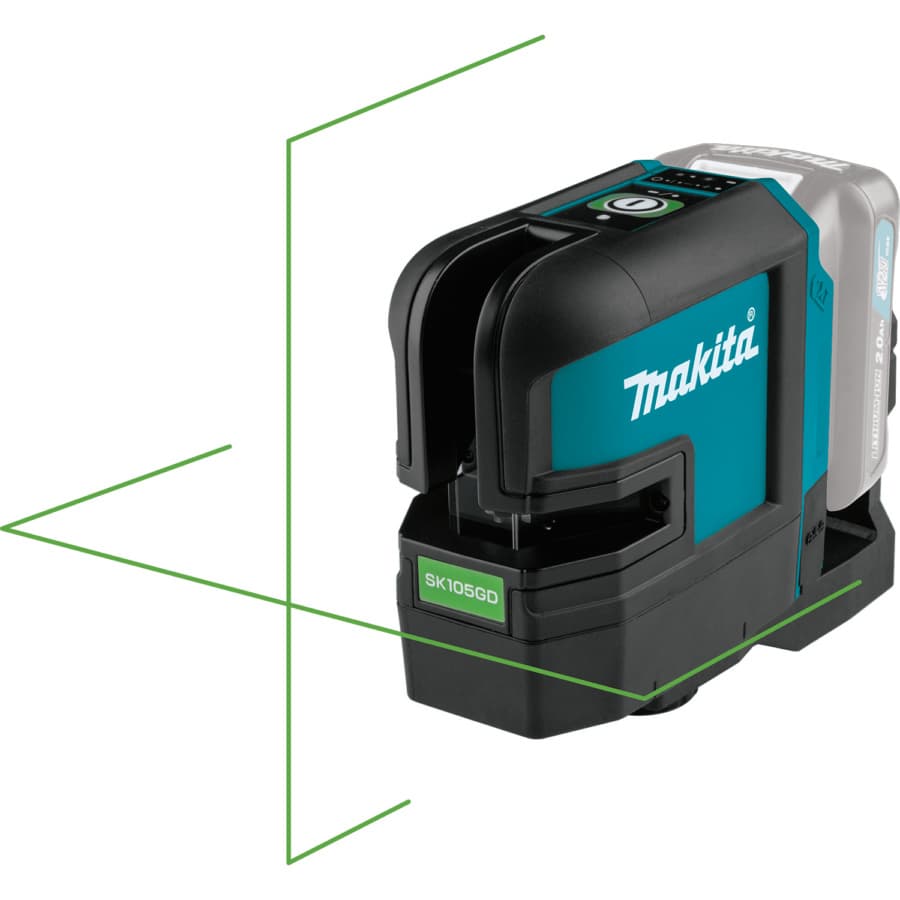 Makita 12 V Max CXT Lithium-Ion Cordless Self-Leveling Cross-Line Green Beam Laser Tool Only, detail 1