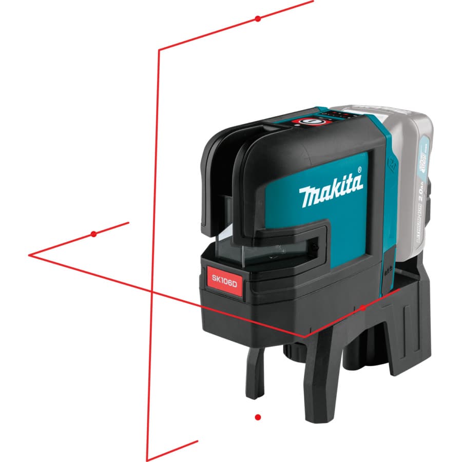 12 V max CXT Lithium-Ion Cordless Self-Leveling Cross-Line/4-Point Red Beam Laser Tool Only, detail 1