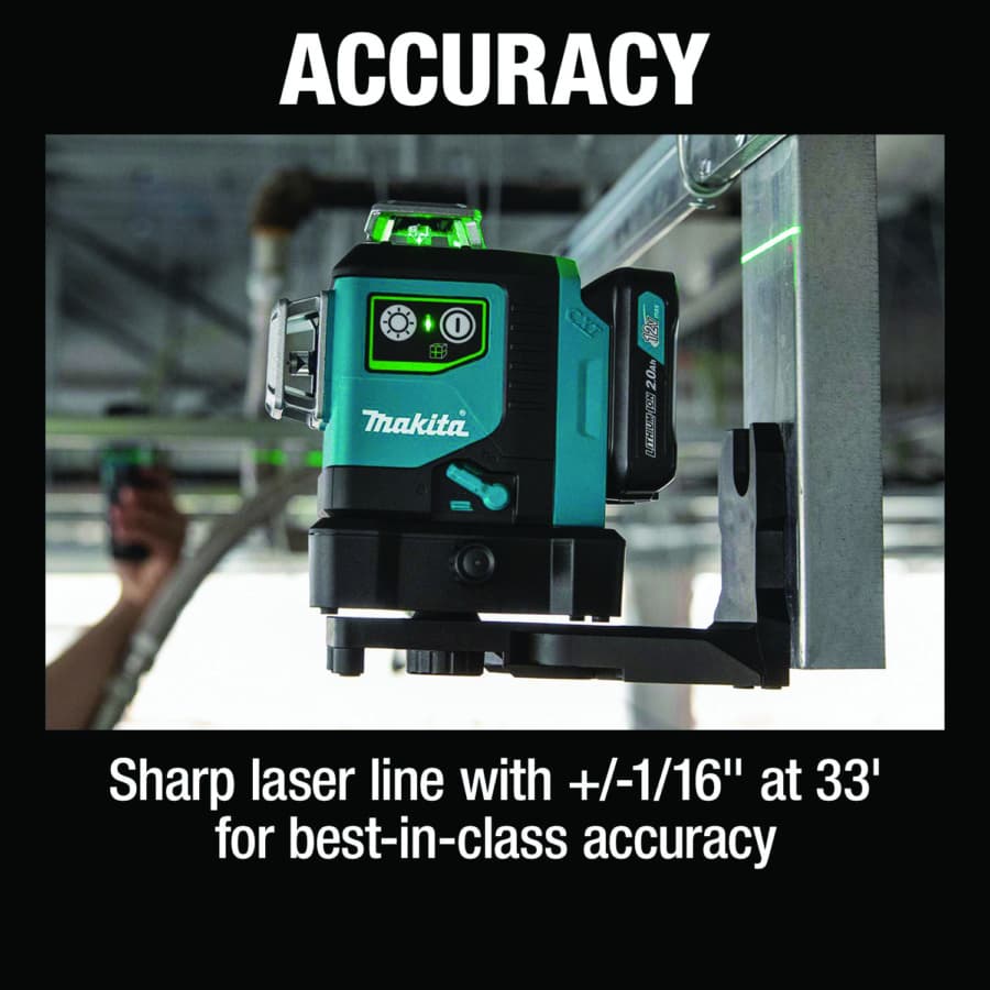 12V Max CXT Lithium-Ion Cordless Self-Leveling 360° 3-Plane Green Laser Kit (2.0Ah), detail 4