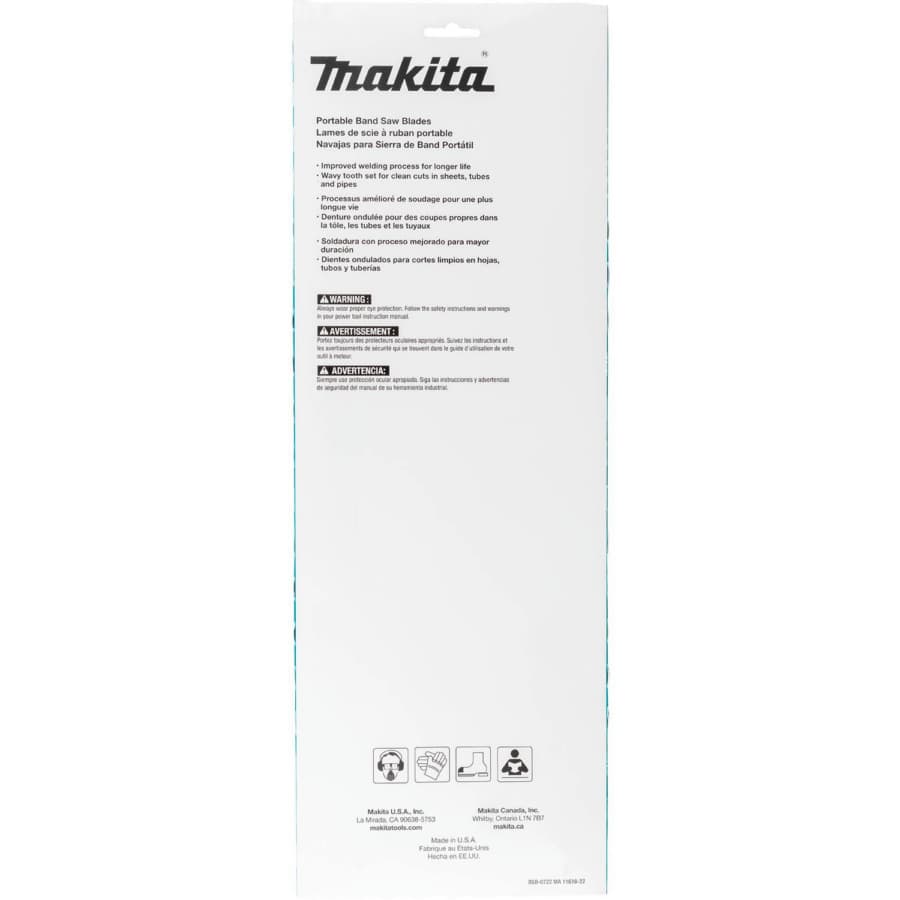 Makita 44-7/8" x 24 TPI Bi-Metal Portable Band Saw Blade (3/Pack), T-05599, detail 1
