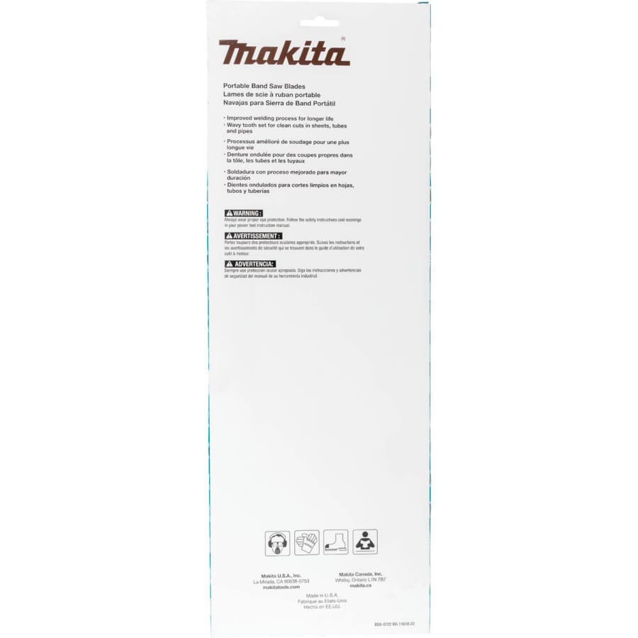 Makita 44-7/8" x 18 TPI Bi-Metal Portable Band Saw Blade (3/Pack), T-05608, detail 1