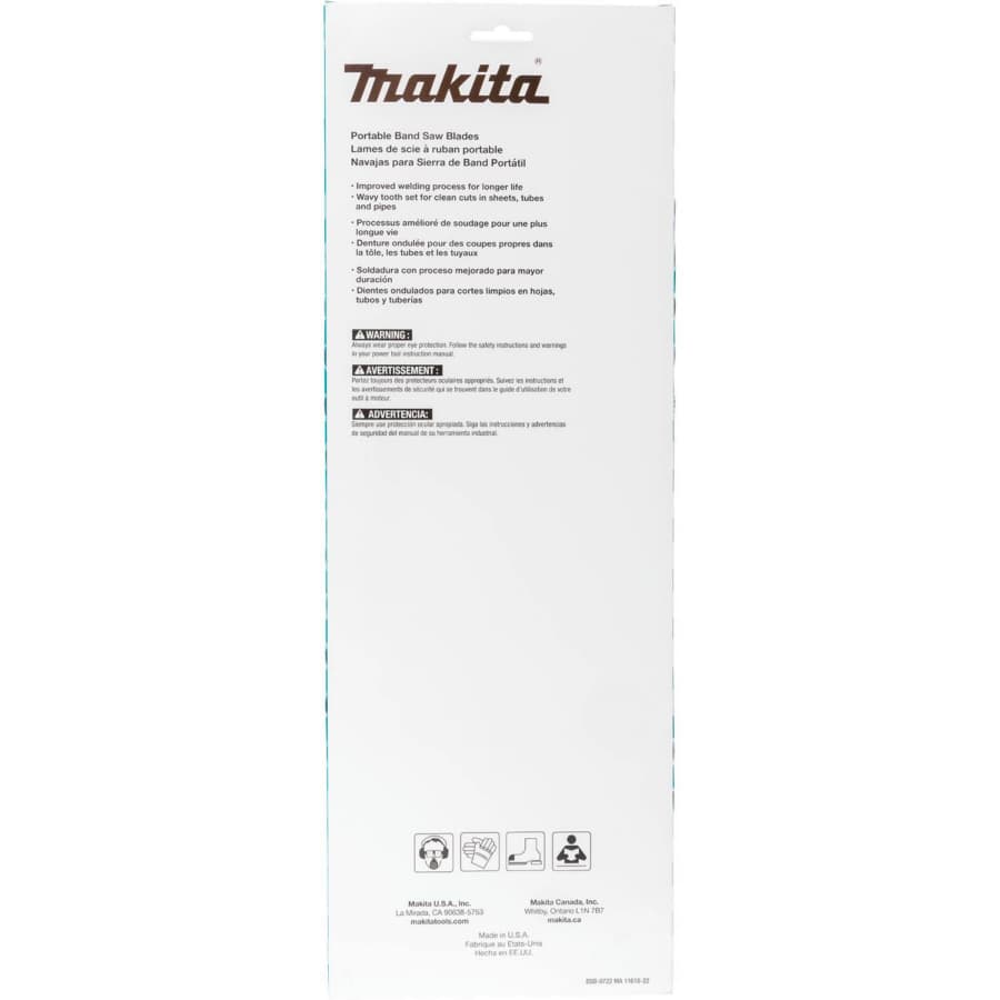 Makita 44-7/8" x 14 TPI Bi-Metal Portable Band Saw Blade (3/Pack), T-05614, detail 1