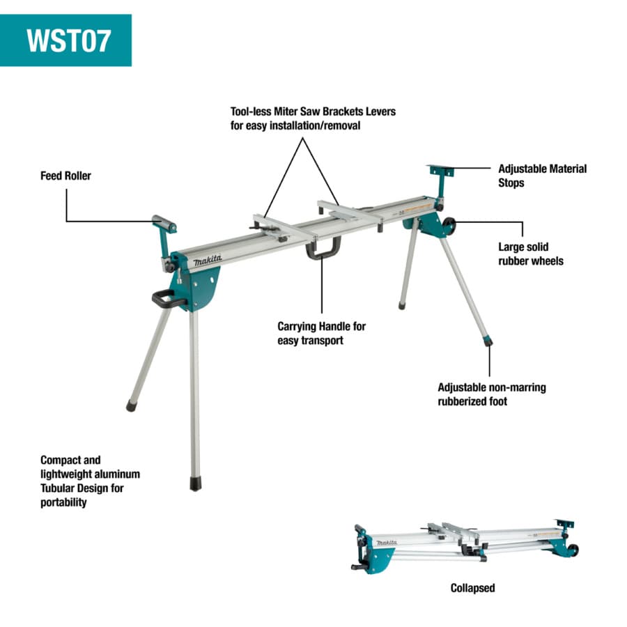 Makita Folding Miter Saw Stand, detail 1