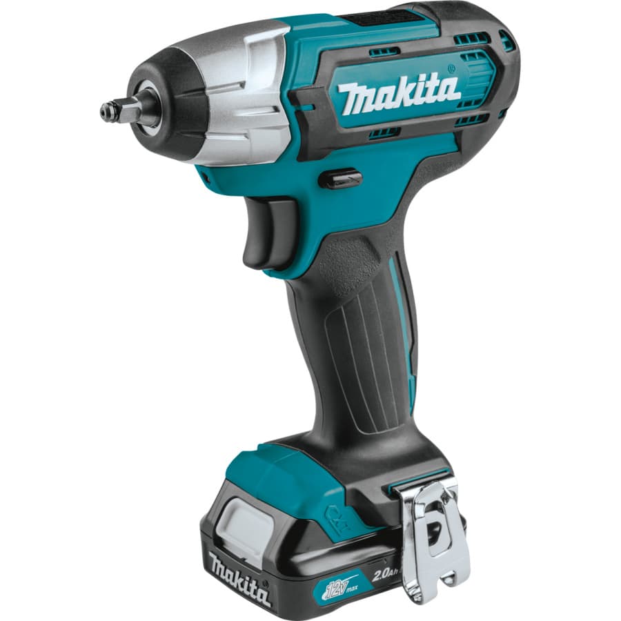 Makita Impact Wrench 1/4" 12V max CXT® Lithium-Ion Cordless, 44 lbf.ft of Torque, 2.0 Ah Battery Included, WT04R1, detail 1