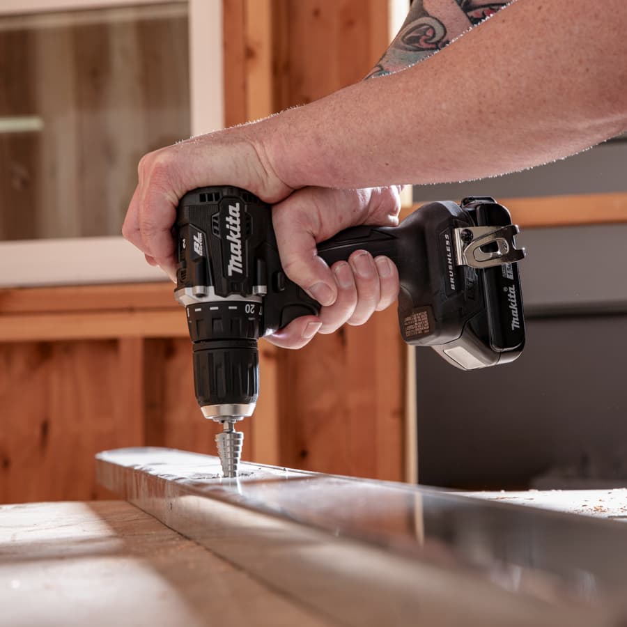 Makita Drill/Driver1/2" Keyless Chuck 18V LXT® Lithium-Ion Cordless Brushless Motor, 350 lbf.in of Torque, 1.5 Ah Battery Included - XFD15SY1B, detail 11
