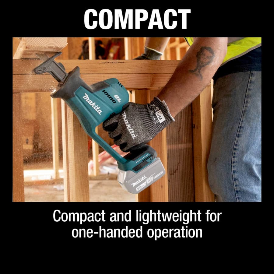 Makita Reciprocating Saw 18V LXT® Lithium-Ion Cordless Brushless Motor Tool-Less Blade Change, Bare Tool, XRJ08Z, detail 10