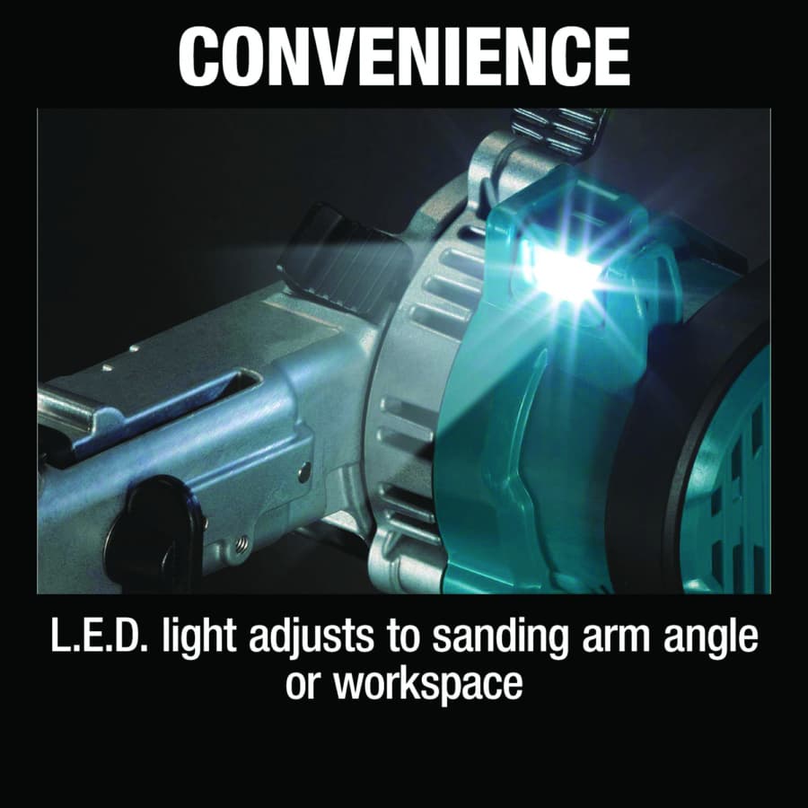 Makita Finger Sander 18V LXT® Lithium-Ion Cordless Brushless Motor, Bare Tool - XSB01Z, detail 4